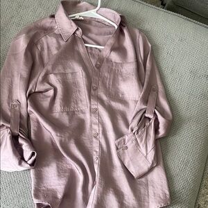 Pink Button-Up Shirt